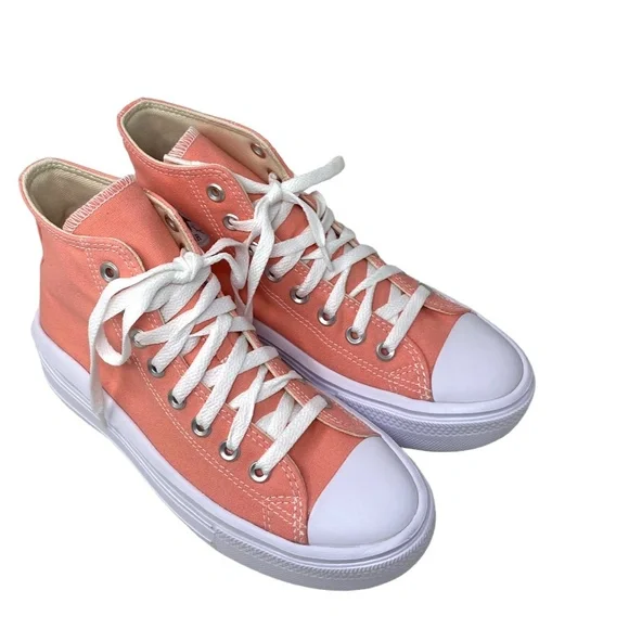 Converse Chuck Taylor Move Platform Flamingo Canvas Women's Shoes Casual A03544C - Picture 3 of 10